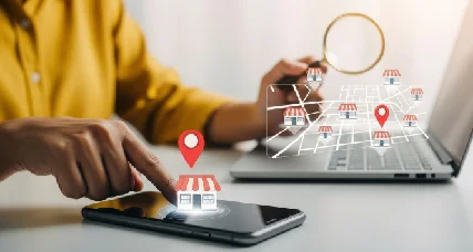 A local ranking grid and Google Business Profile performance report showing visibility strong near the office but fading across nearby Austin neighborhoods.
