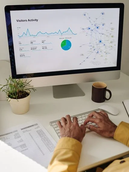 A clean dental website conversion dashboard on a desktop and mobile screen showing appointment requests, form submissions, and patient inquiry pathways in a bright Scottsdale dental office setting.