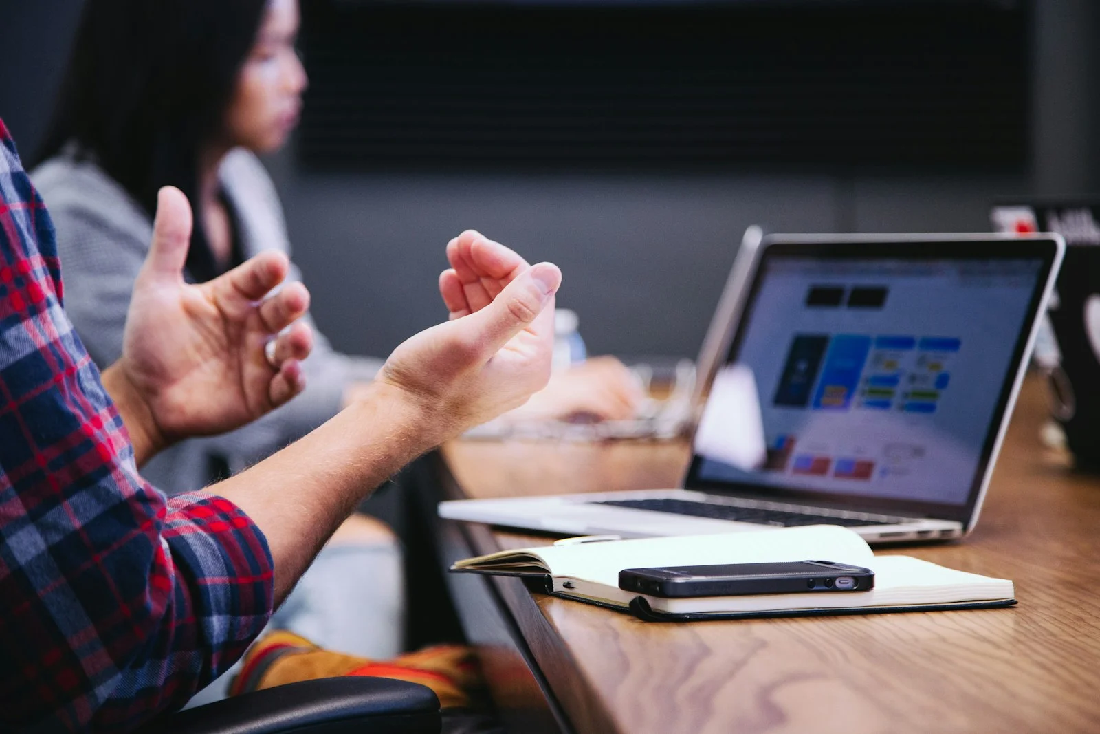 Founder reviewing underperforming social media analytics and metrics