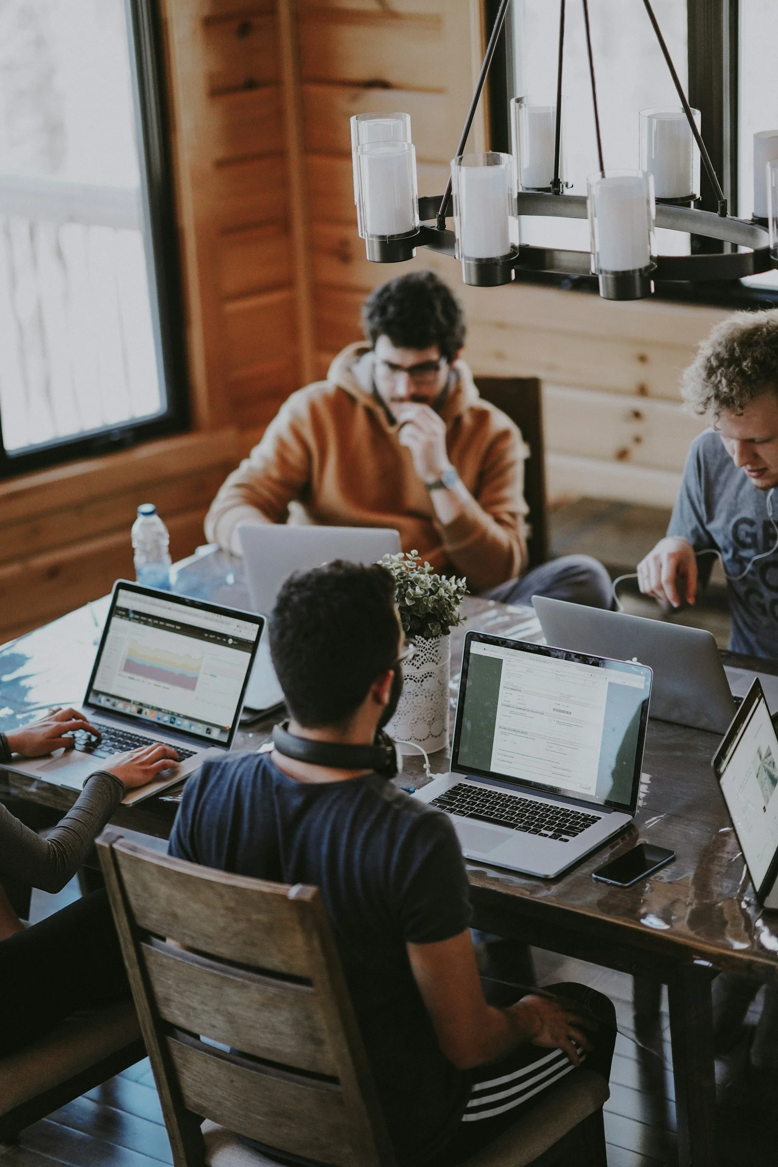 Practice owner reviewing marketing results and metrics with a colleague