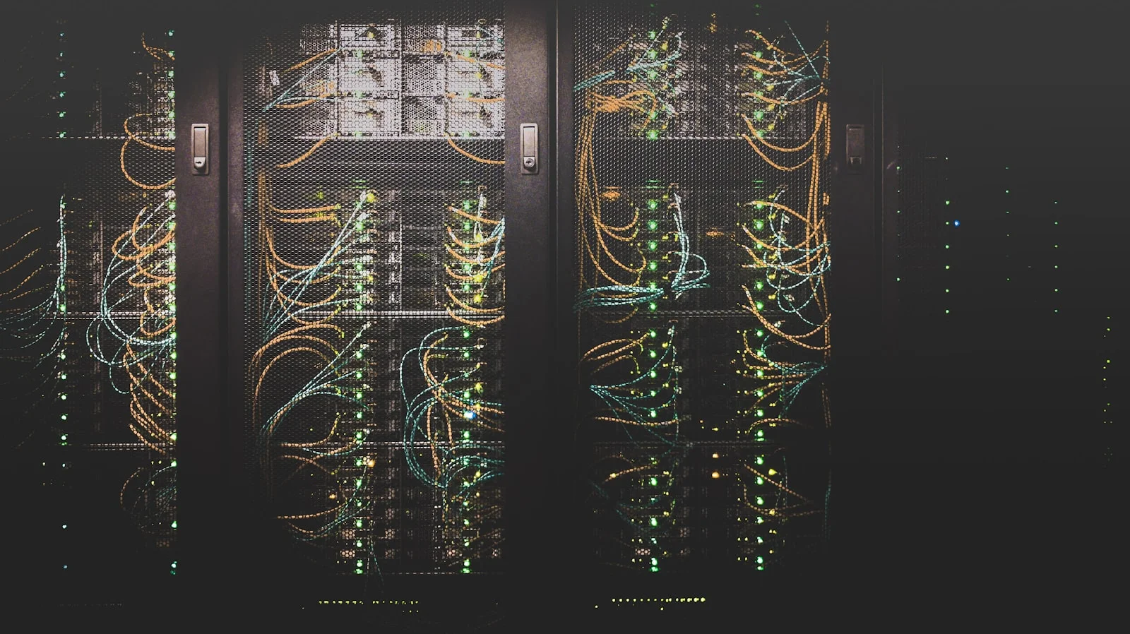 Data servers and network infrastructure representing patient data handling